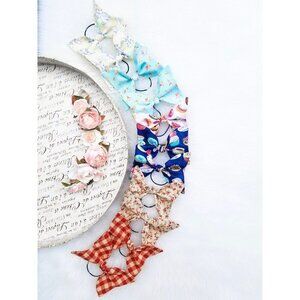 Girls hair tie bows 4PC set